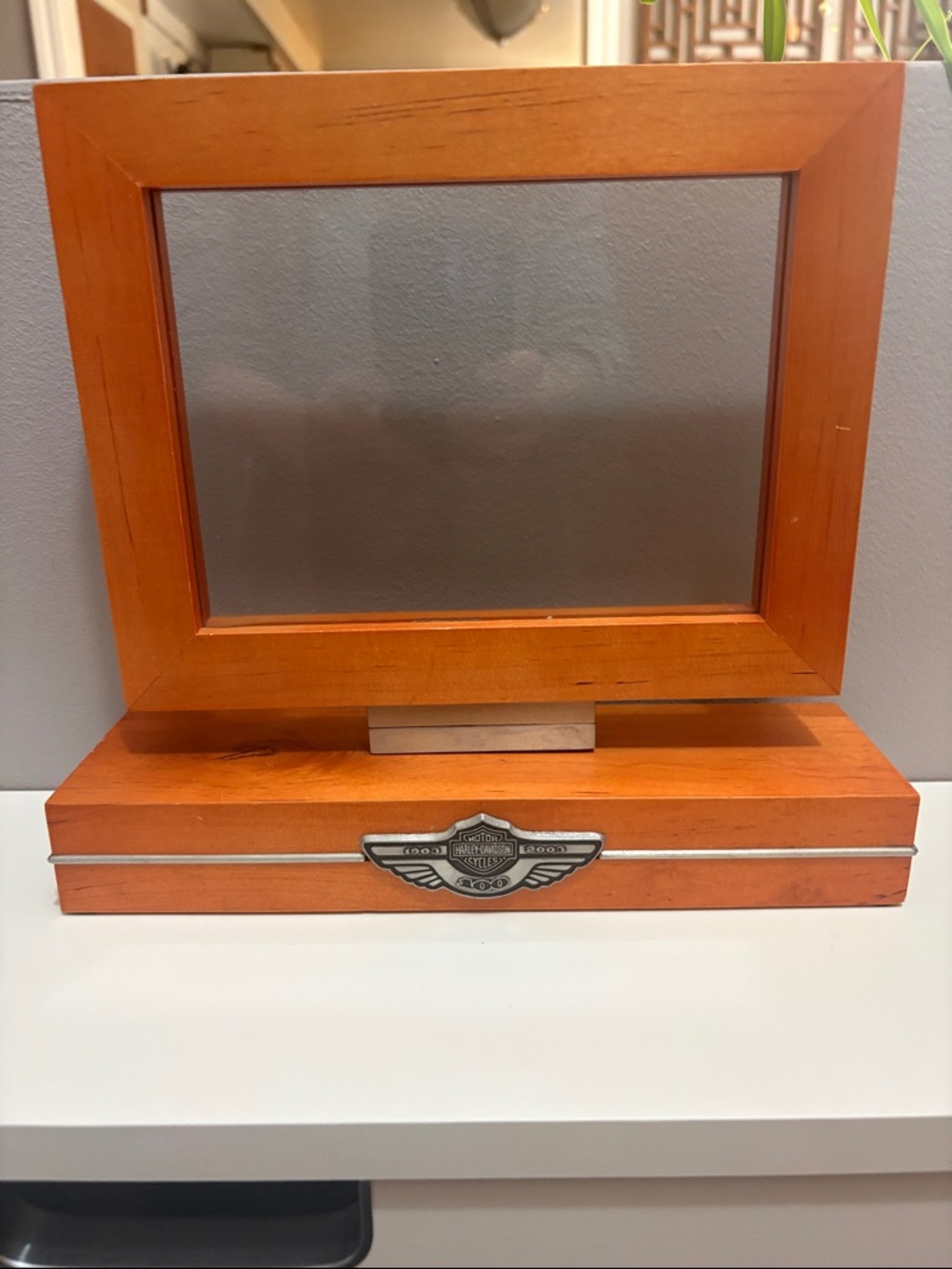 Harley-Davidson 100th Anniversary Wood Double Sided Frame 1903-2003